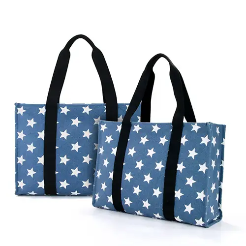 Spacious Canvas Beach Tote for Essentials